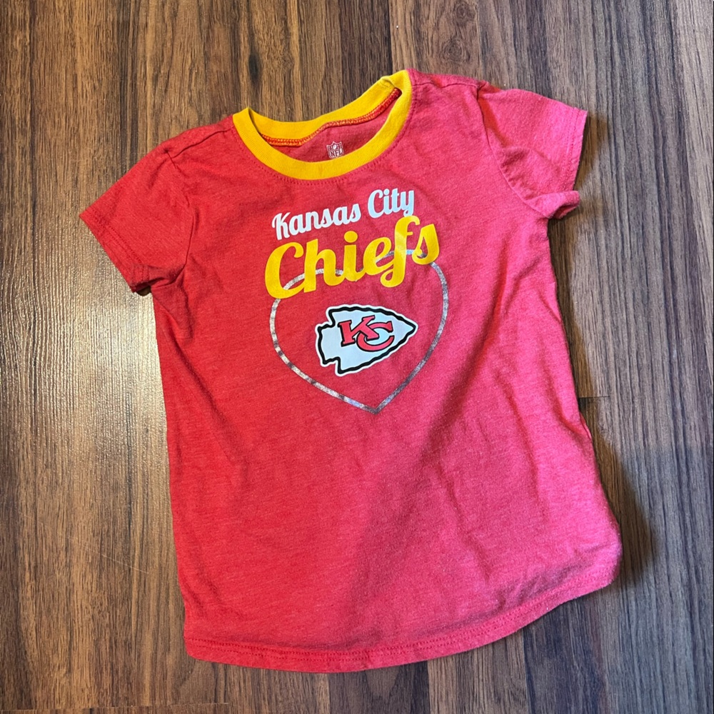 KC Chiefs Shirt, 3T